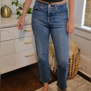 New Levi's Wedgie Straight Jeans